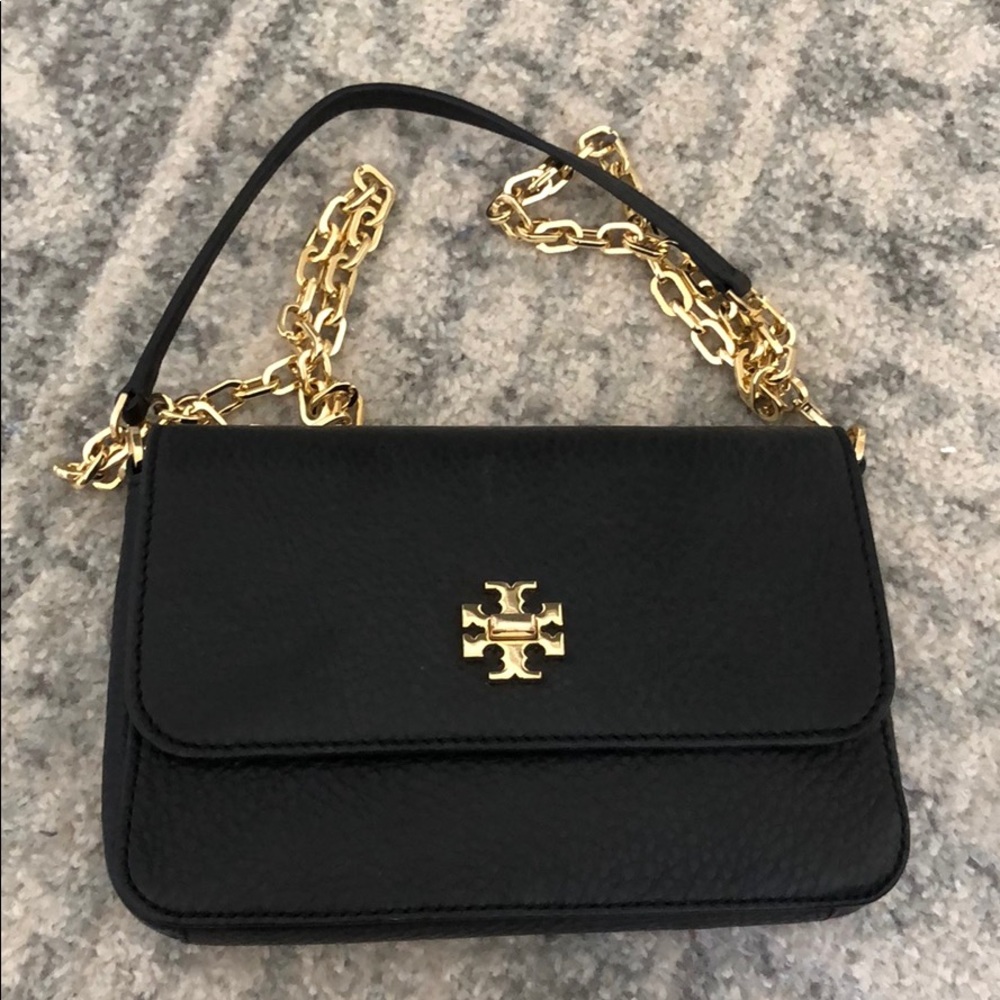 Tory Burch pebbled shoulder bag